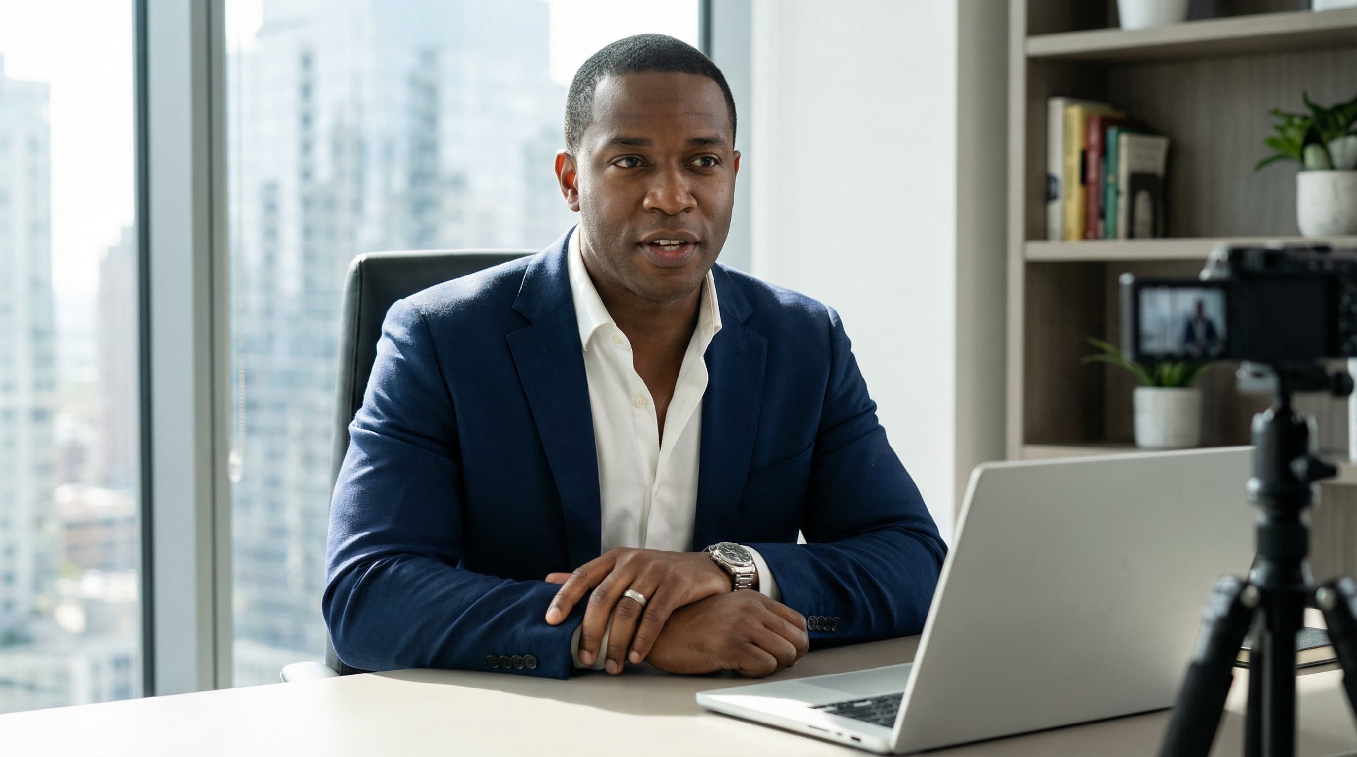 Business Professional Male in Contemporary Office