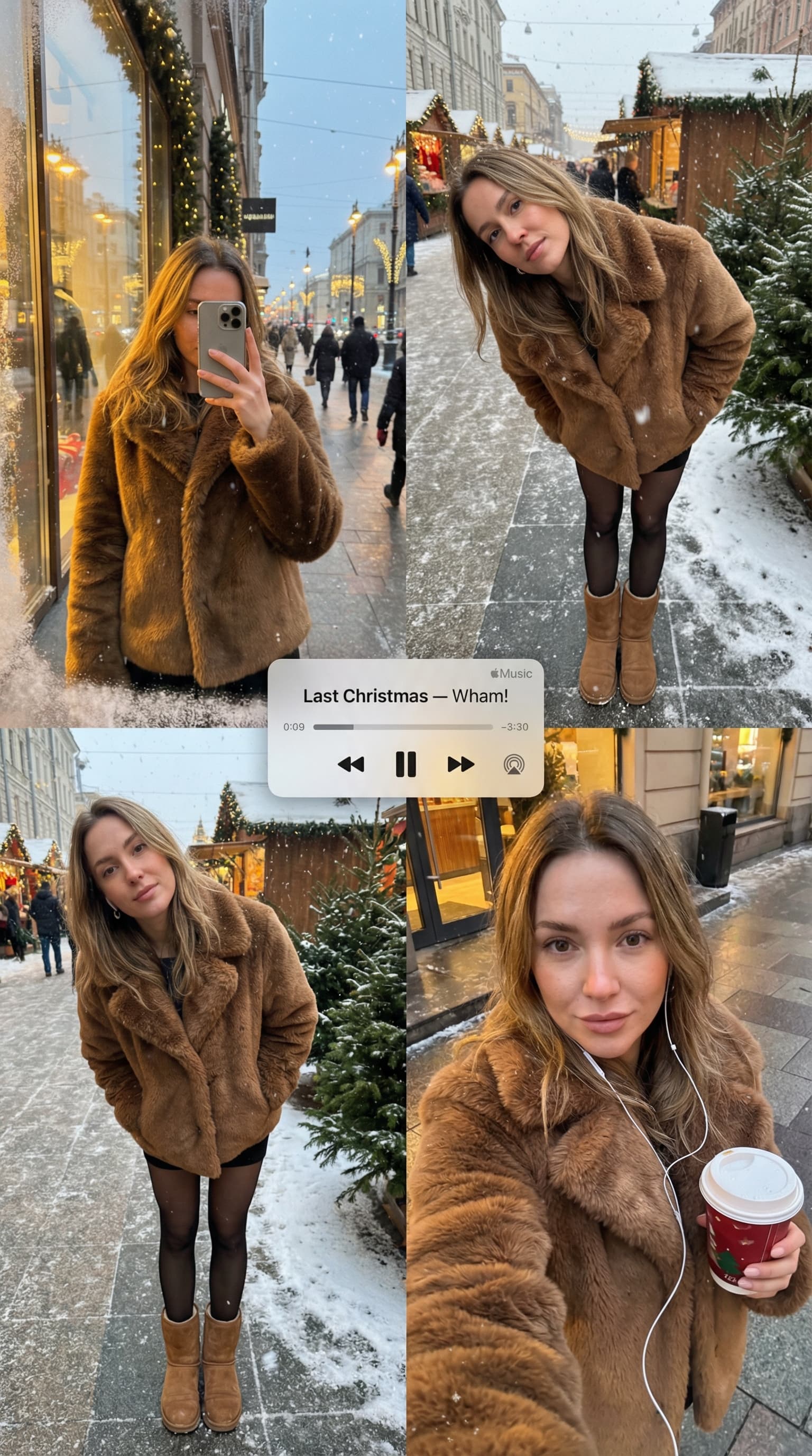 Holiday Street Style iPhone Collage